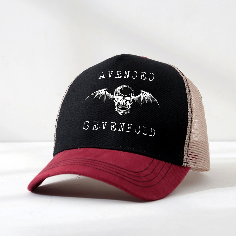 Trucker Cap Mesh - Casquettes imprimées Avenged Sevenfold unisexes, casquette