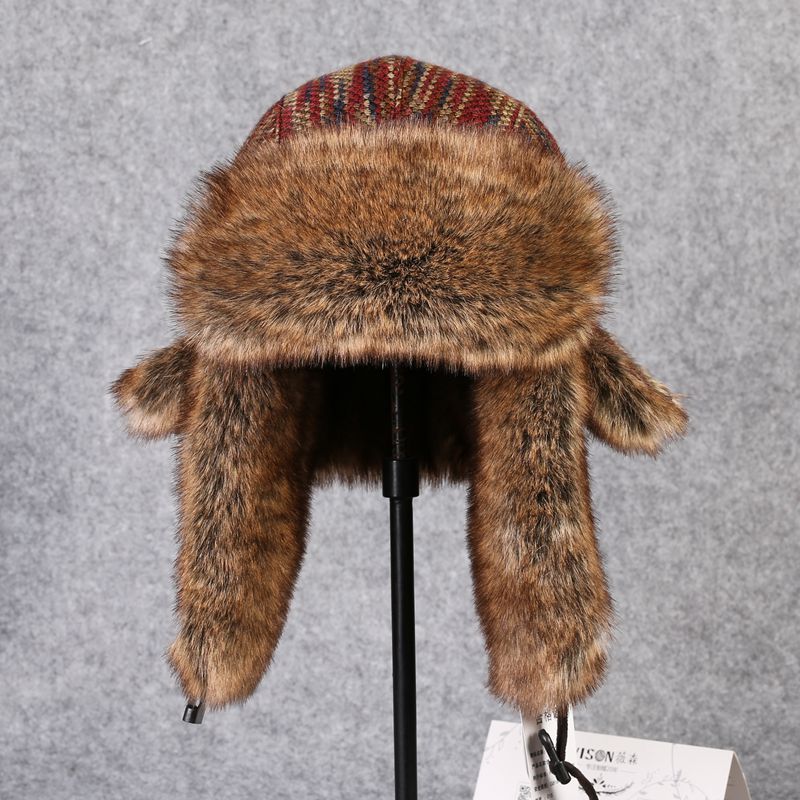 Winter Trapper Hat - Chapeau de bombardier Rex en fourrure