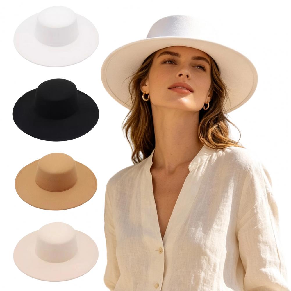 Chapeau Fedora à large bord po - Fedora Hat Wool avis et prix