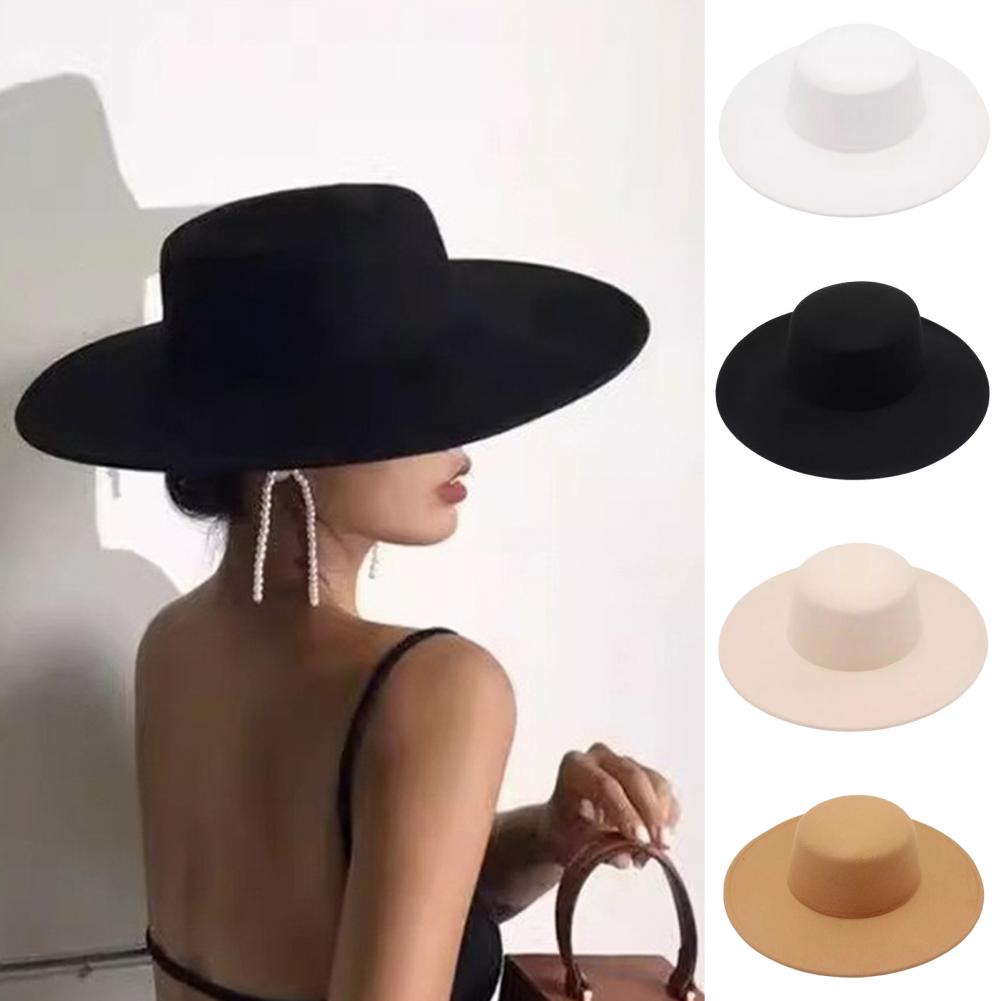 Chapeau Fedora à large bord po - Fedora Hat Wool avis et prix