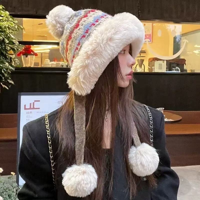 Chapeau de pilote Fair Isle po - Winter Trapper Hat avis et prix