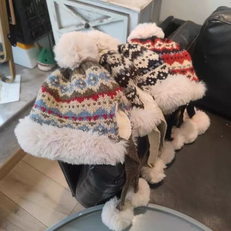 Chapeau de pilote Fair Isle po - Winter Trapper Hat avis et prix