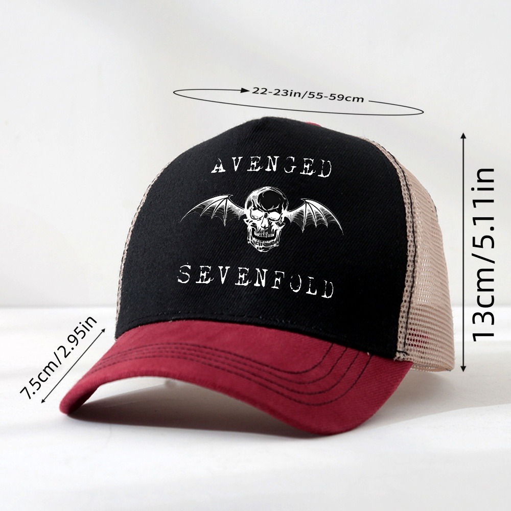 Casquettes imprimées Avenged S - Trucker Cap Mesh avis et prix