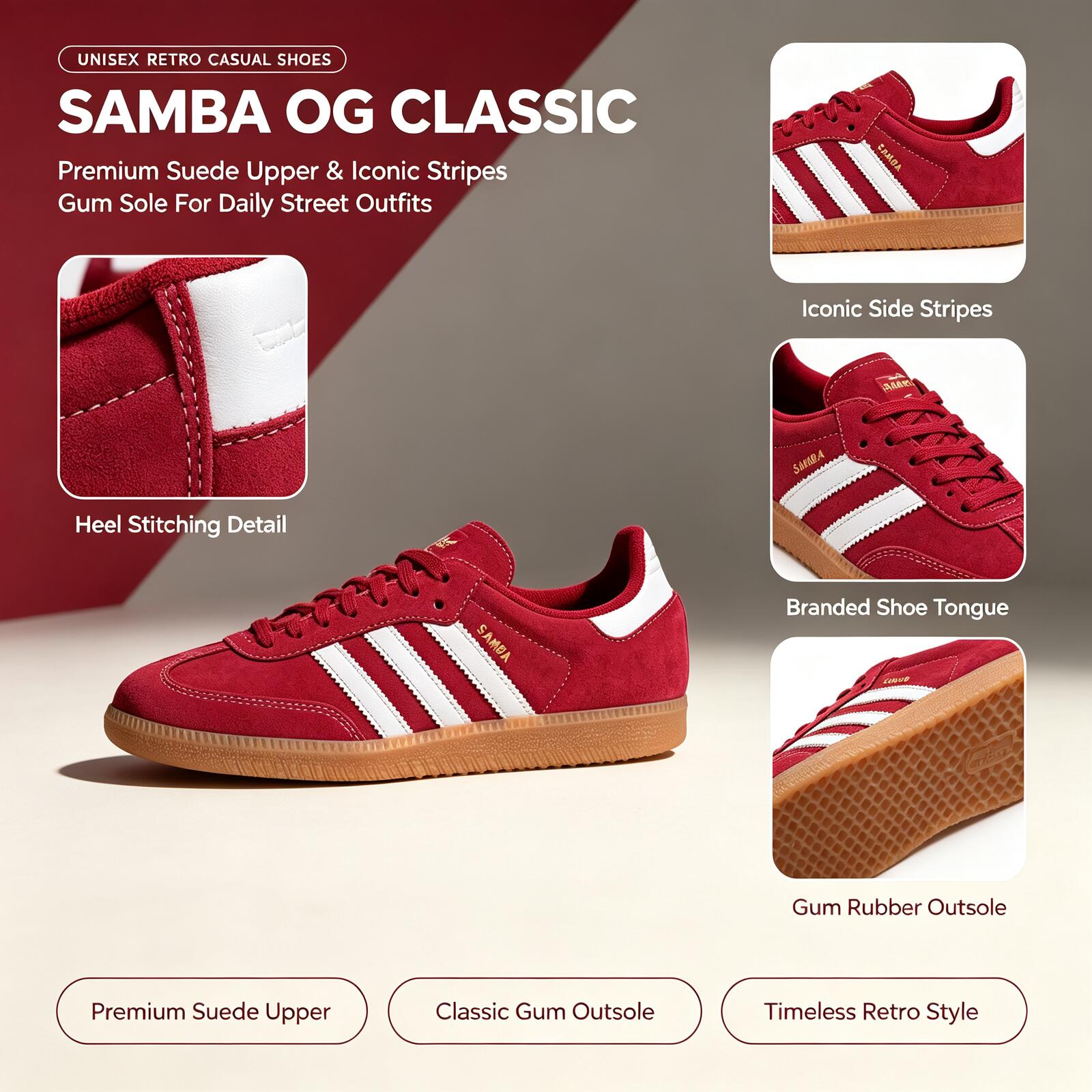 Adidas Officiel Authentique SA - Adidas Shoes Samba avis et prix